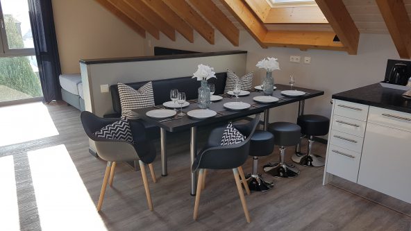 Luxus-Aufenthalt für kleine Familien und Gruppen (6-8 Personen) im Apartmenthaus (Dachloft)