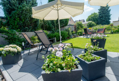 Ferienwohnung Family Garten - mit großer Terrasse