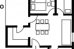 Grundriss der Ferienwohnung Horster in Bensheim