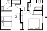 Grundriss der Ferienwohnung Horster in Bensheim