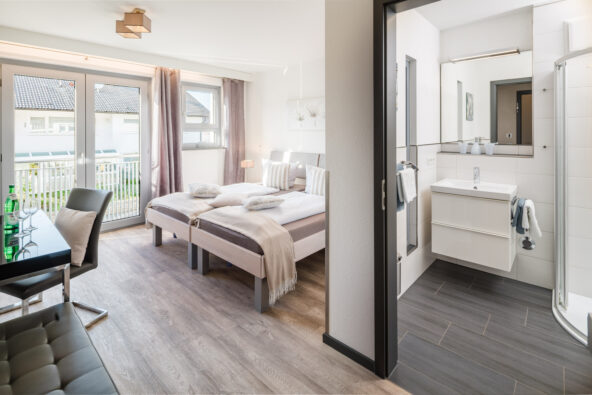 Apartmenthaus Horster mit Gartennutzung zum Entspannen
