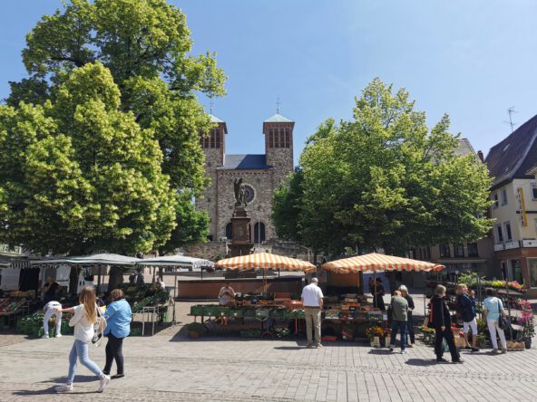 Wochenmarkt Bensheim - Einkaufen, Genießen, Essen & Trinken