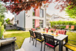 Apartmenthaus Horster in Bensheim mit Grillplatz im Garten für alle Gäste